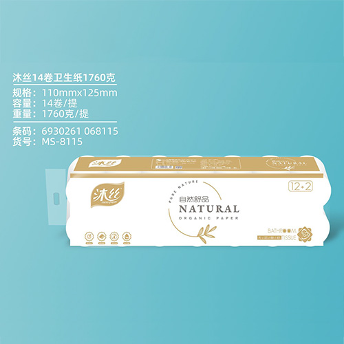 沐丝14卷卫生纸1760克